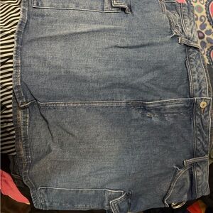 Denim Mini Skirt